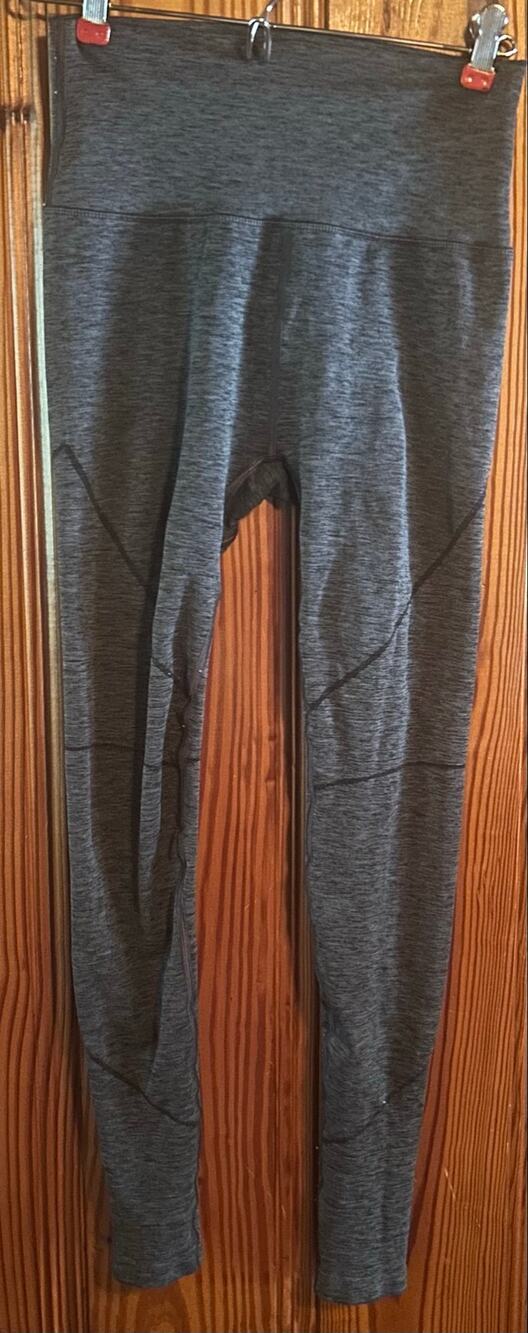 Alphalete OG Revival Women Medium Activewear Leggings High Rise Gray Compression